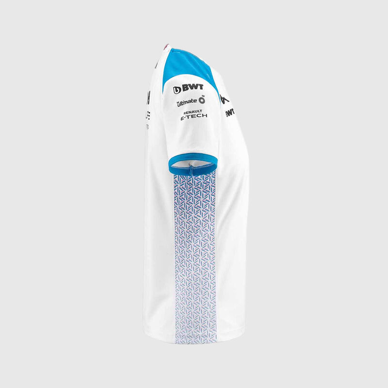 ALPINE F1 SL RP 2023 WOMENS TEAM TEE - white