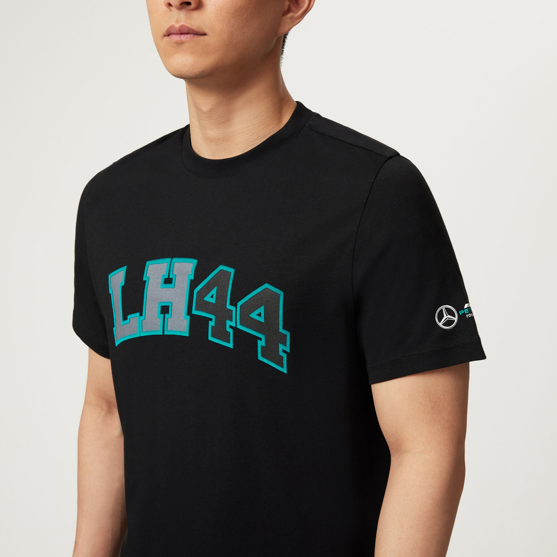 T shirt Lewis Hamilton LH44 Mercedes AMG F1 Fuel For Fans