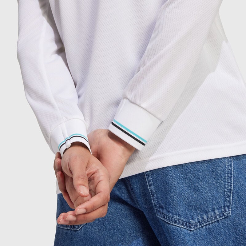 MAPF1 AUTH MENS DRIVER LS TEE - white
