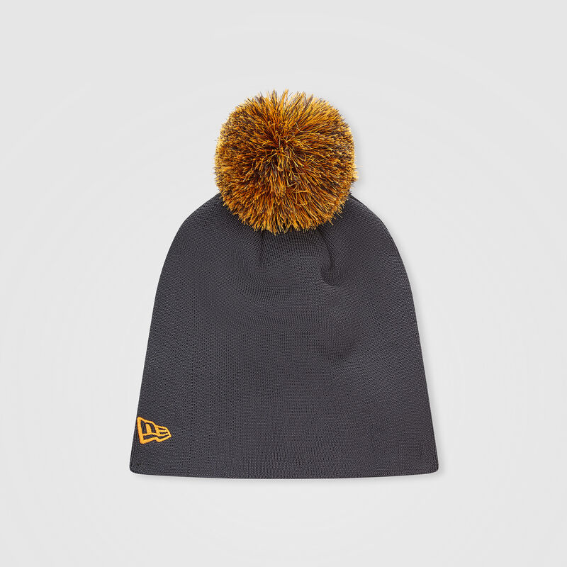 MCLAREN FW ESSENTIAL SKULL BOBBLE HAT - grey