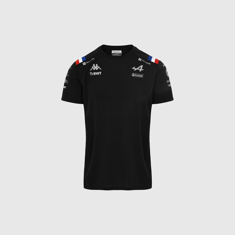 ALPINE F1 SL TEAM TEE - black