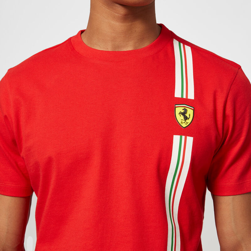 SF FW MENS ITALIAN FLAG TEE - red