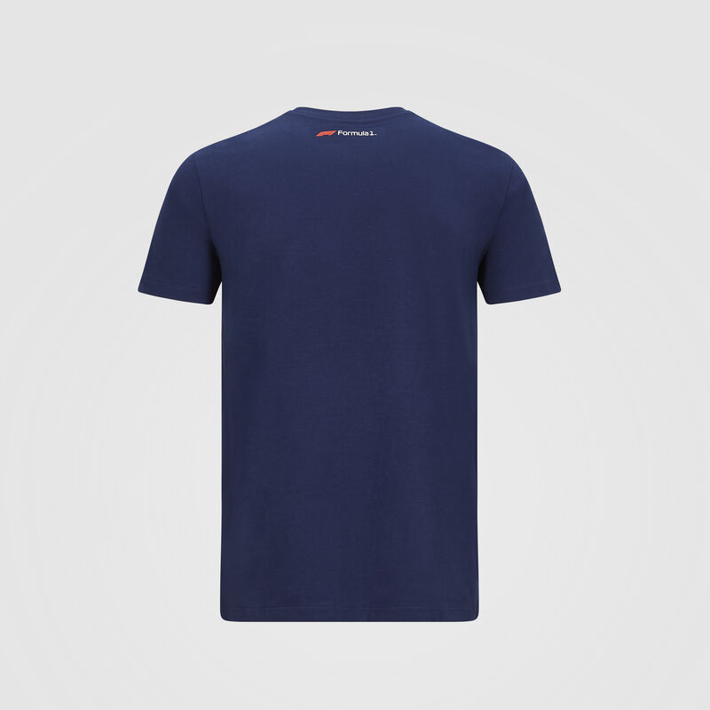 F1 FW MENS LARGE LOGO TEE - navy