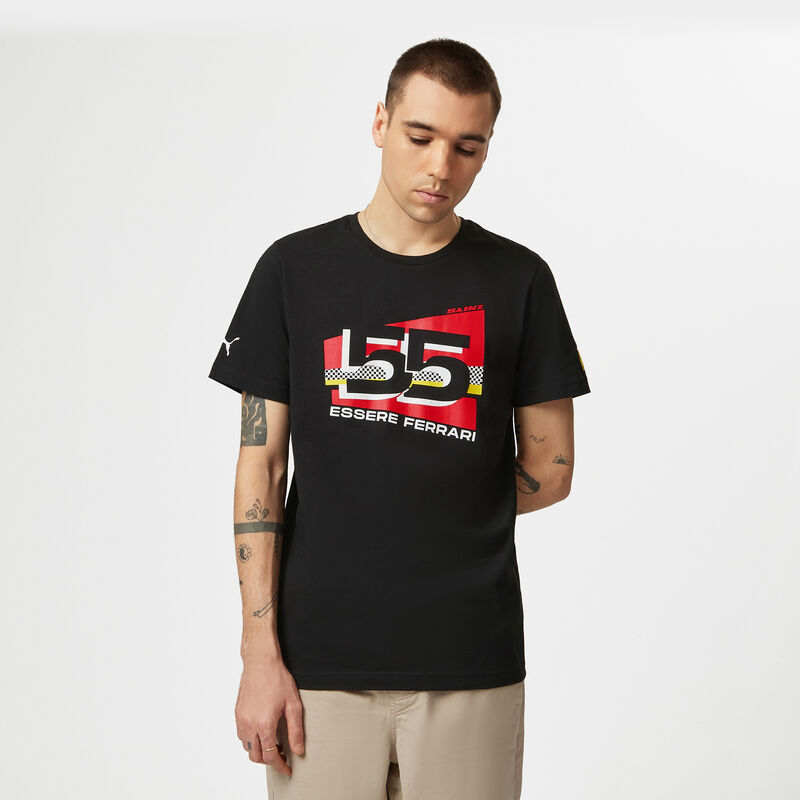 SF FW MENS DRIVER TEE - black-sainz
