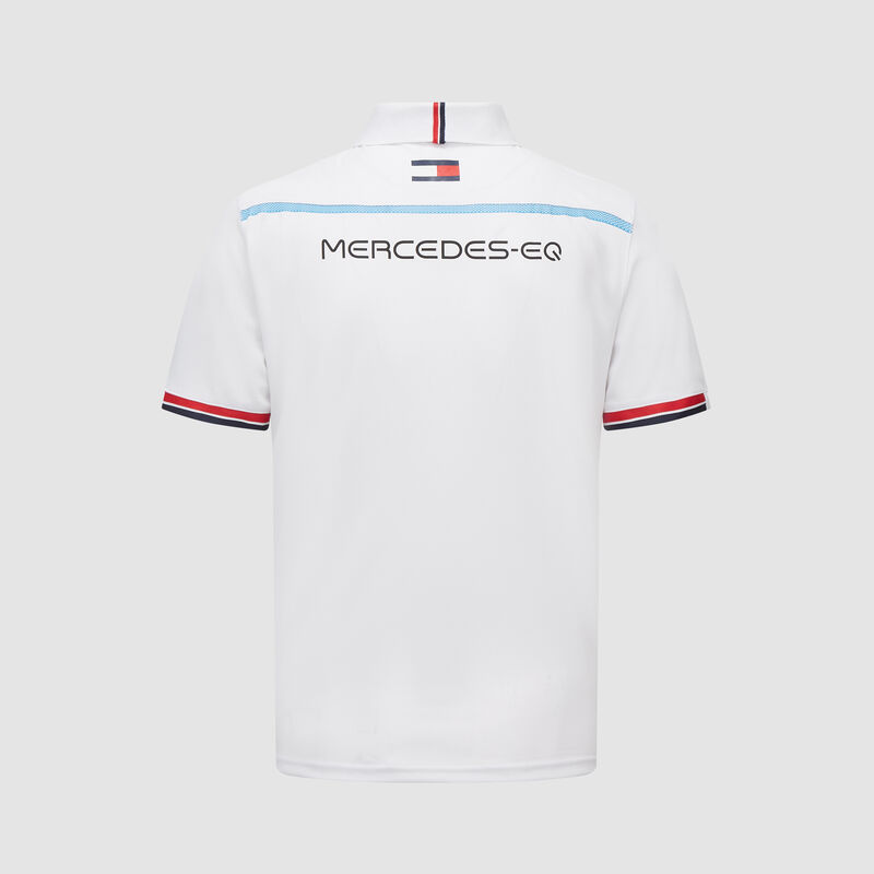 MERCEDES EQ SL RP MENS TEAM POLO - white