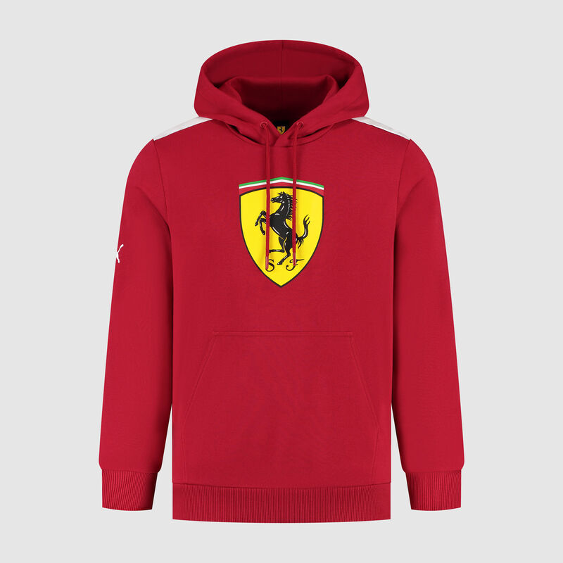 SF FW LARGE SHIELD HOODY - red
