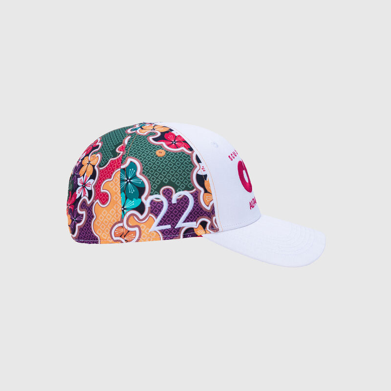 ALPHA TAURI SL TSUNODA JAPAN CAP - white