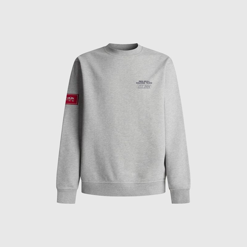 Pepe Jeans Crew Sweater 2026 - Red Bull Racing - Light grey marl XL for males - 8447508268495 - Fuel For Fans F1 Merchandise store