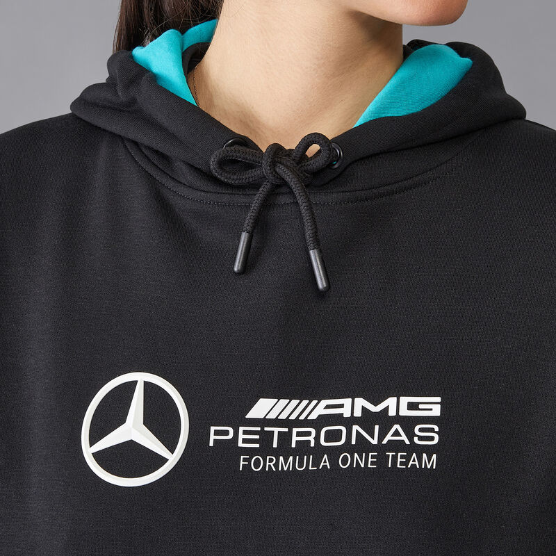 MAPF1 FW WOMENS OVERSIZED LOGO HOODY - black