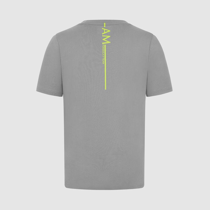 AMF1 FW TONAL CAR GRAPHIC TEE - grey