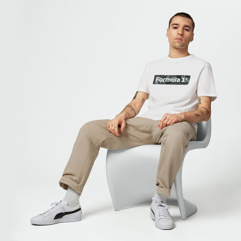 F1 FW CAMO TEE - white