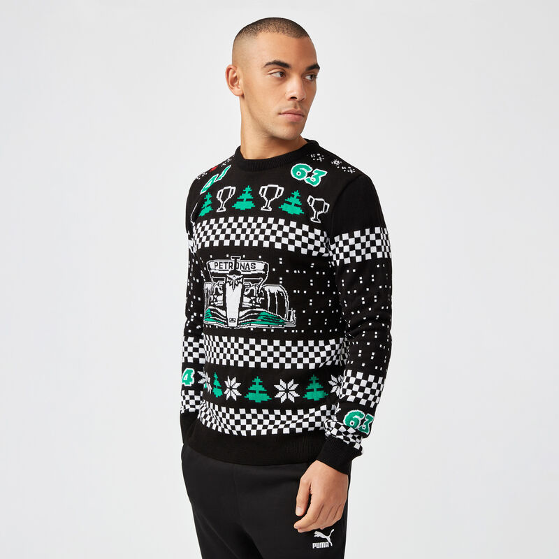 MAPF1 FW CHRISTMAS JUMPER - black