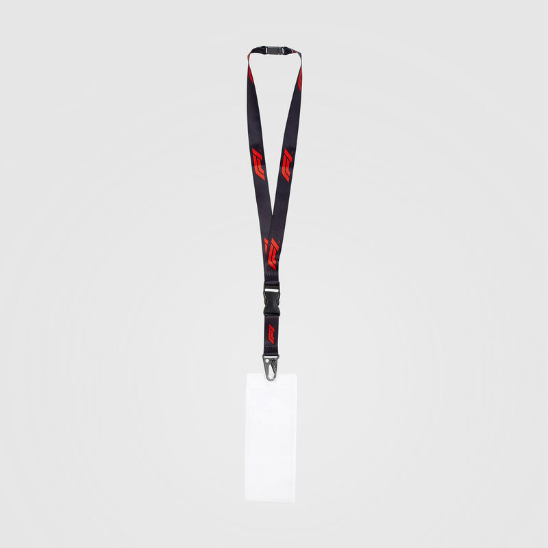 F1 FW LOGO LANYARD - black