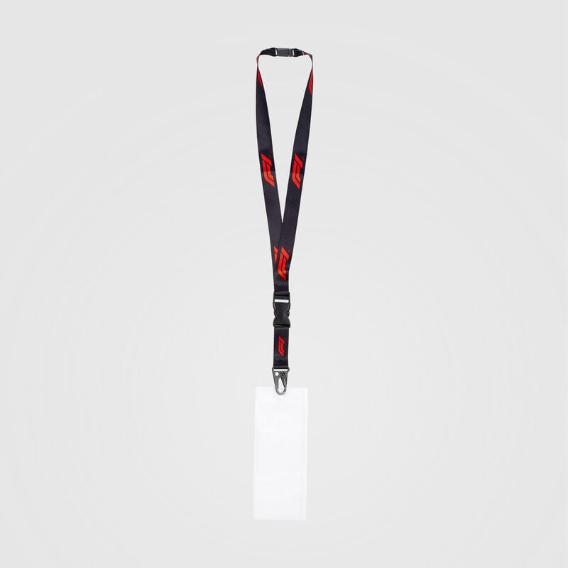 F1 FW LOGO LANYARD - black