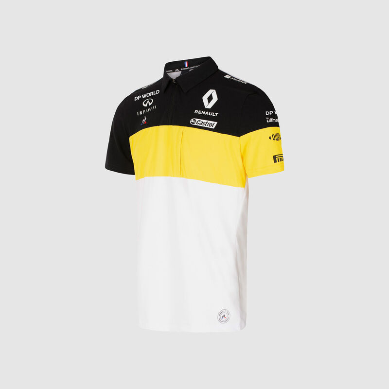 RENAULT RP MENS TEAM POLO - white
