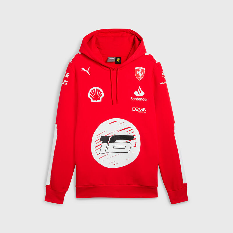 SF RP SE JOSHUA VIDES HOODY - red-leclerc