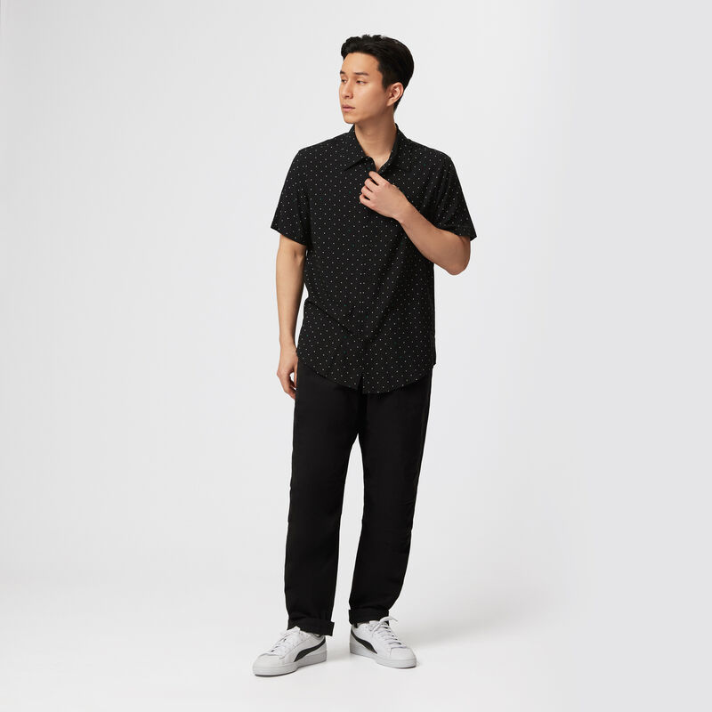 MAPF1 FW MENS POLKA DOT SHIRT - black