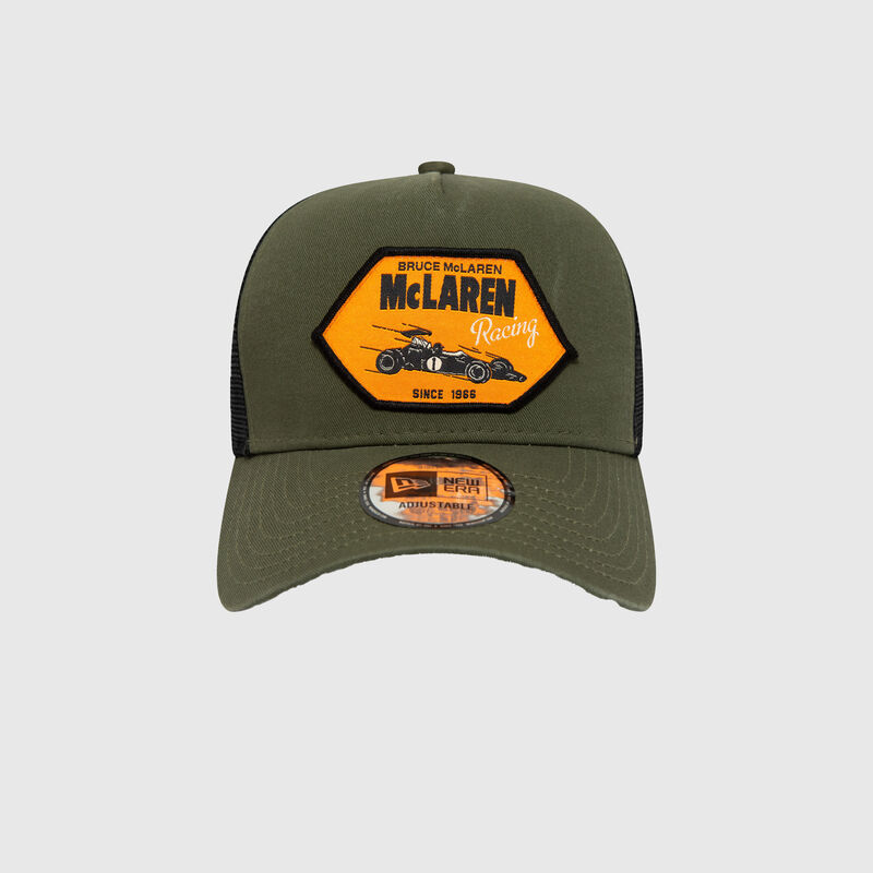 MCLAREN SL LIFESTLYE TRUCKER CAP - olive