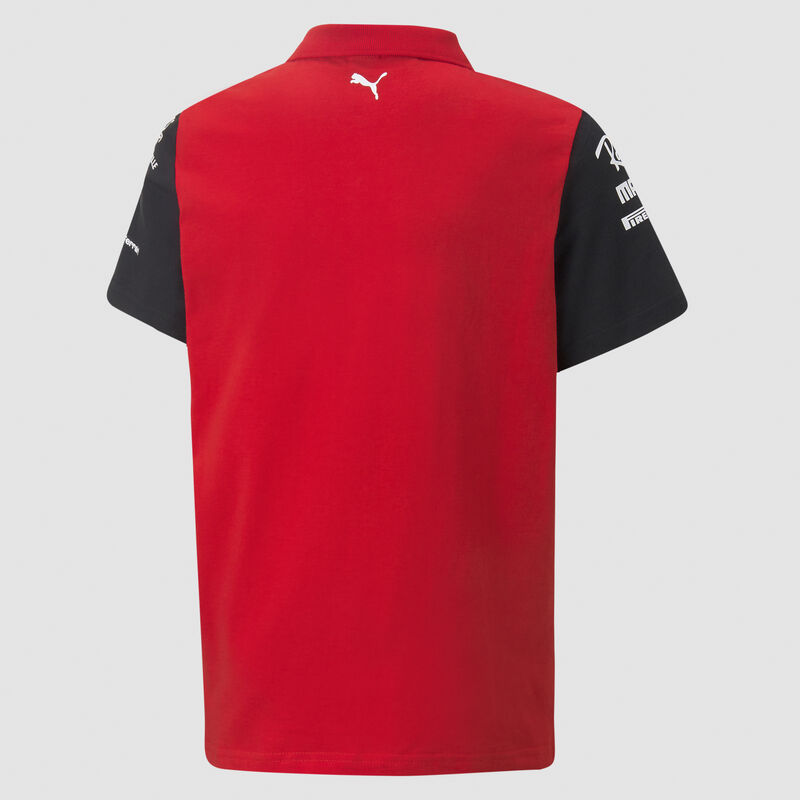 SF RP KIDS TEAM POLO - red