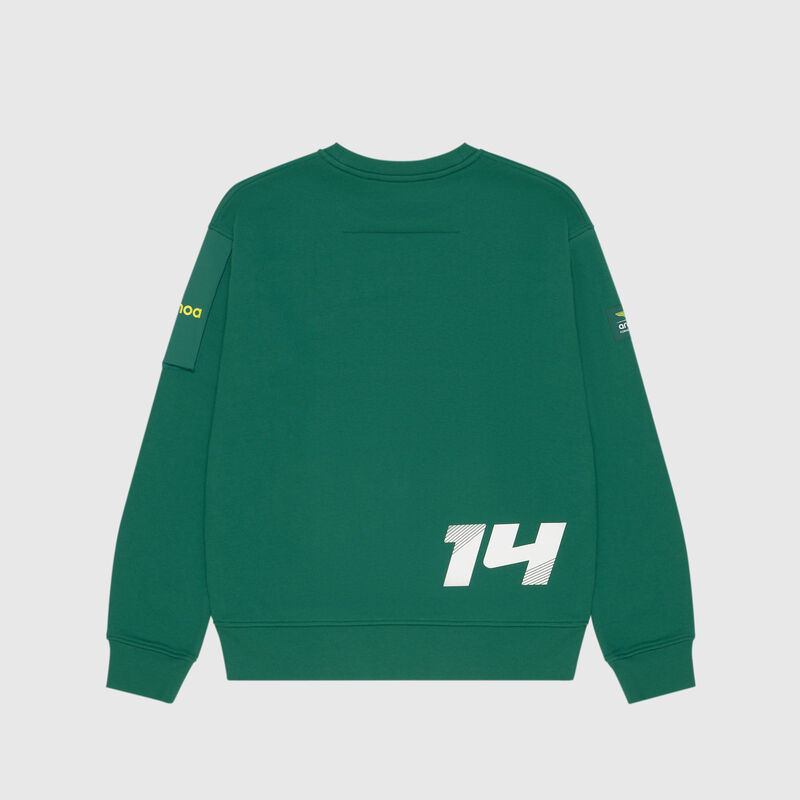 AMF1 FW KIMOA CHEST EMB SWEATSHIRT - green