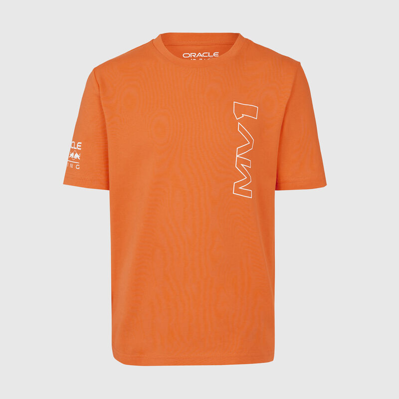 RBR SL FW 2023 KIDS VERSTAPPEN TEE - OPTION 3 - orange