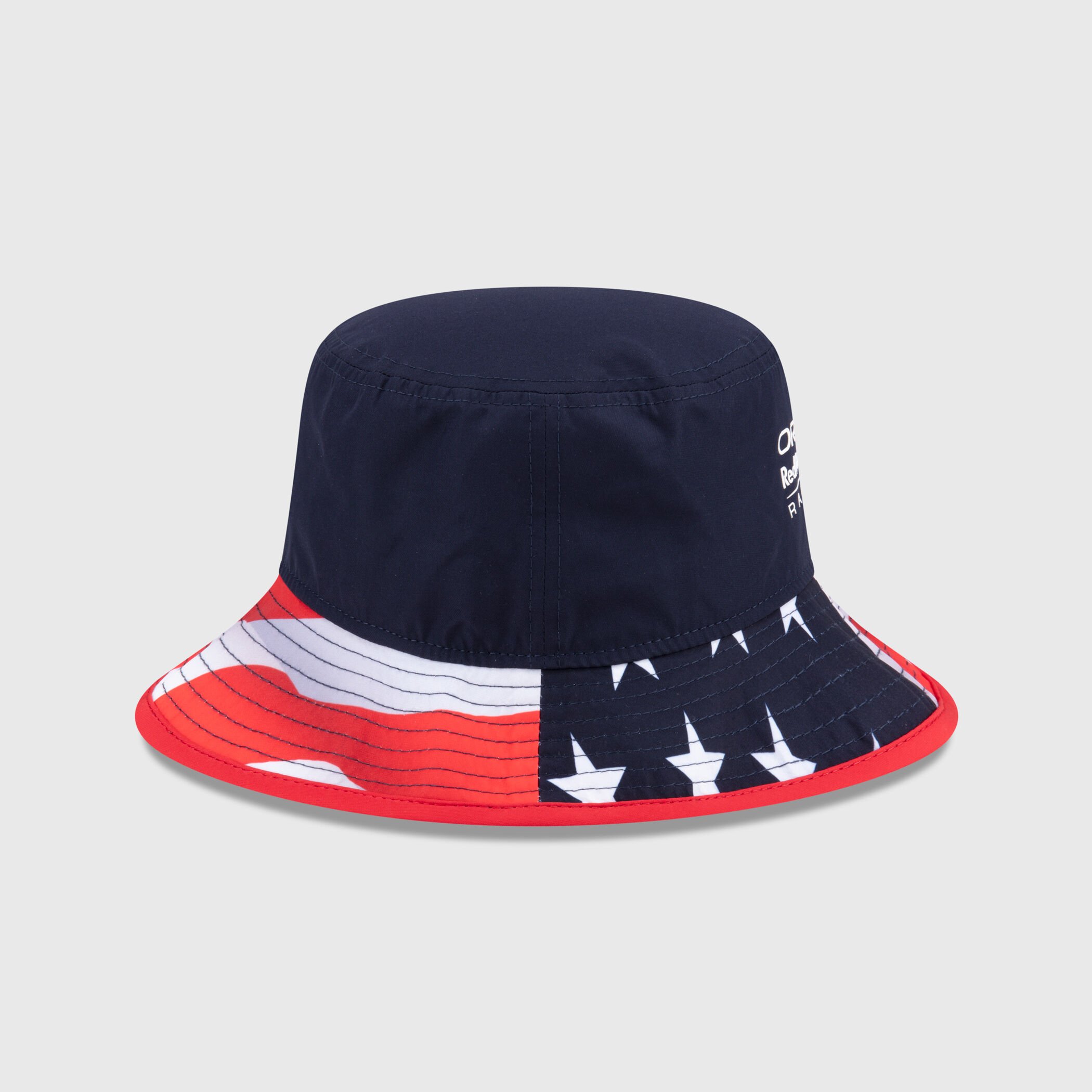 Red and blue bucket hat clearance
