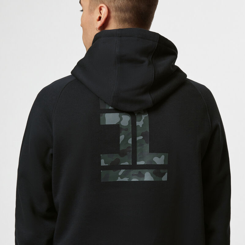 F1 FW CAMO HOODY - black