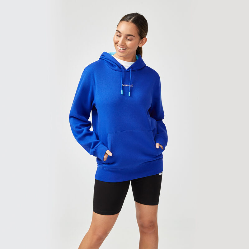 FE FW CHANGE ACCELERATED HOODY - blue