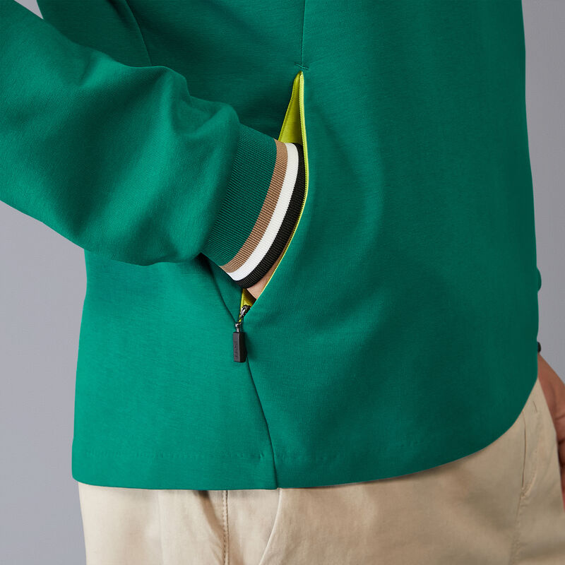 AMF1 RP MENS TEAM 1/4 ZIP - green