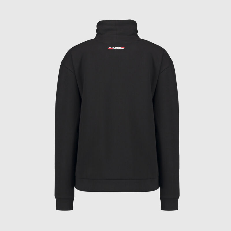 SF FW WOMENS FUNNEL NECK SWEAT SHIRT - black