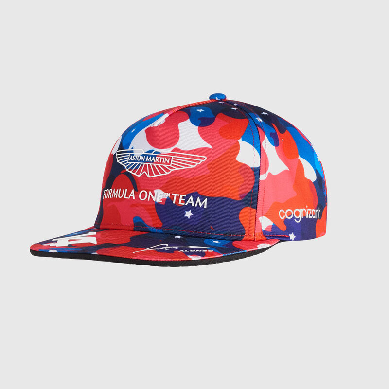 AMCF1 FLAT PEAK CAP USA - Multicolor