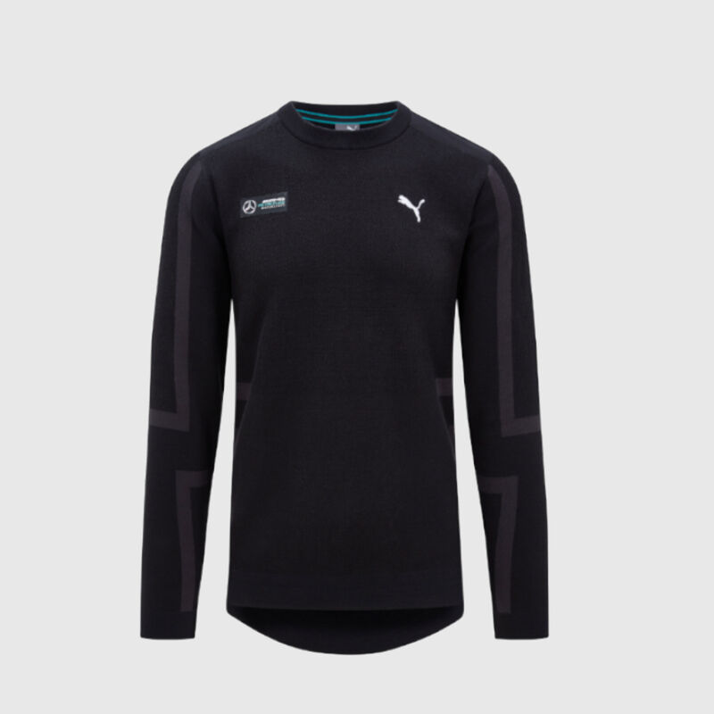 MAPM PU LS MENS EVO KNIT MIDLAYER - black