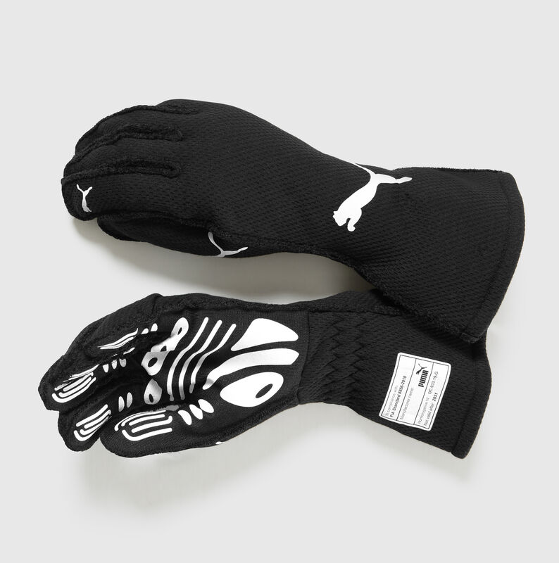 PU RACE GLOVES - black