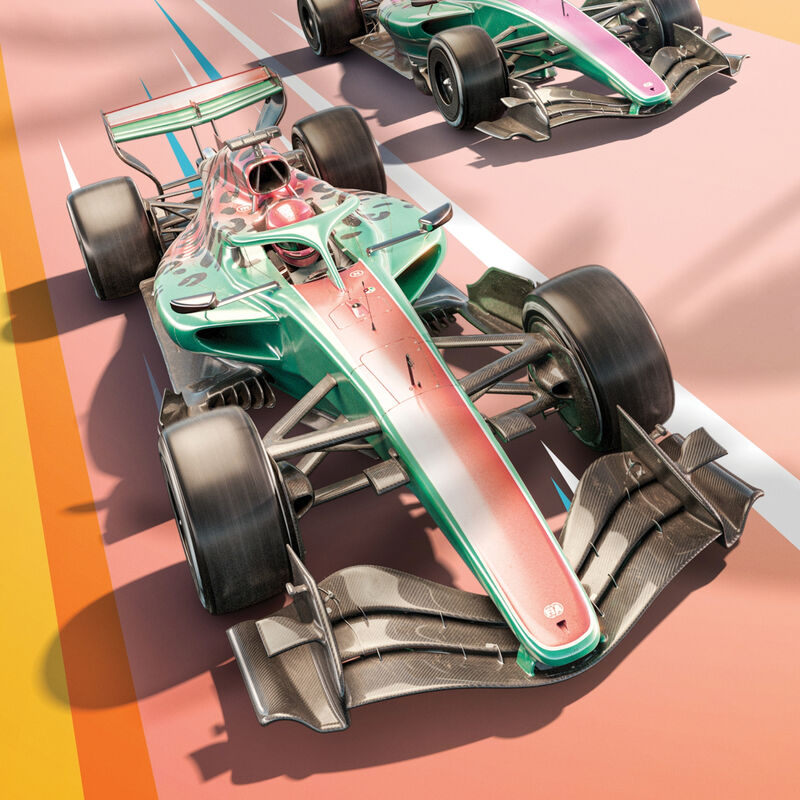 F1 SE MIAMI 2026 LARGE POSTER, ONE SIZE - Multi