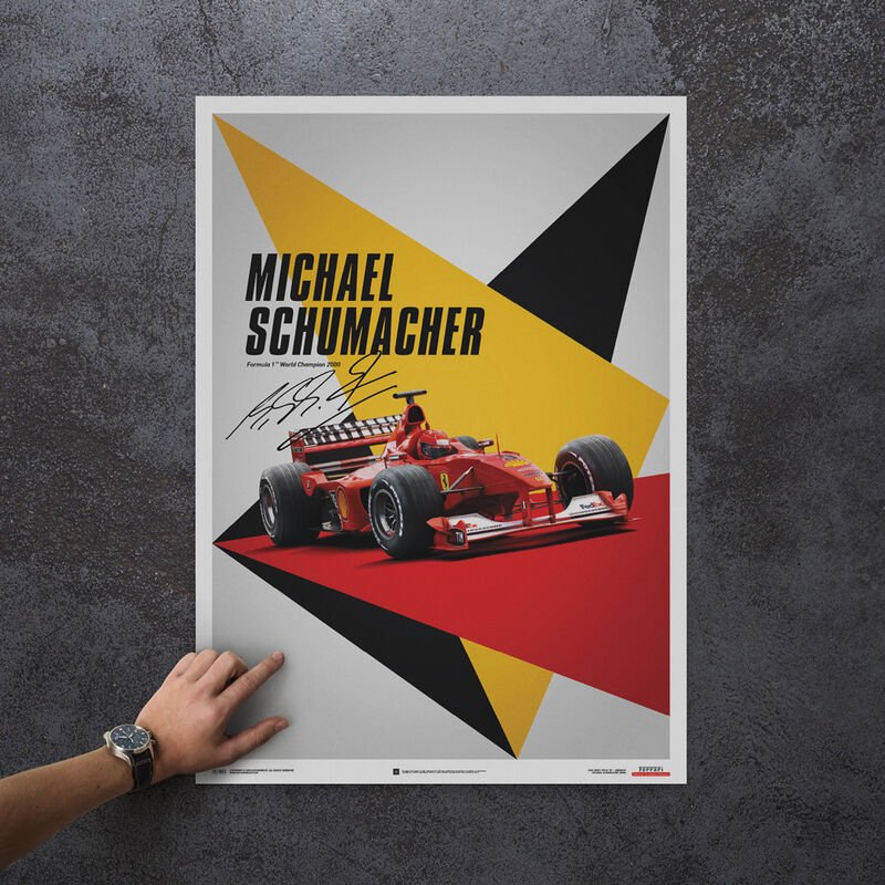 SF SL SCHUMACHER - GERMANY - SUZUKA GP POSTER - Multicolor