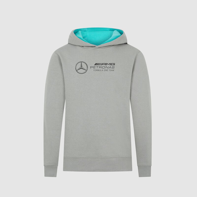 MAPF1 FW KIDS LARGE LOGO HOODY - mid grey