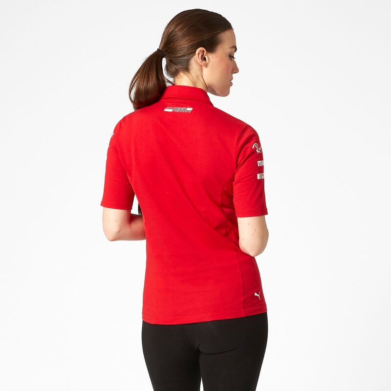 SF RP WOMENS TEAM POLO - red