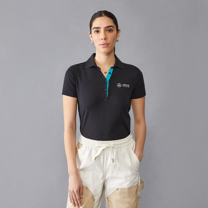 MAPF1 FW WOMENS POLO - black