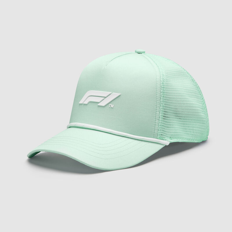 F1 FW PASTEL TRUCKER CAP - blue