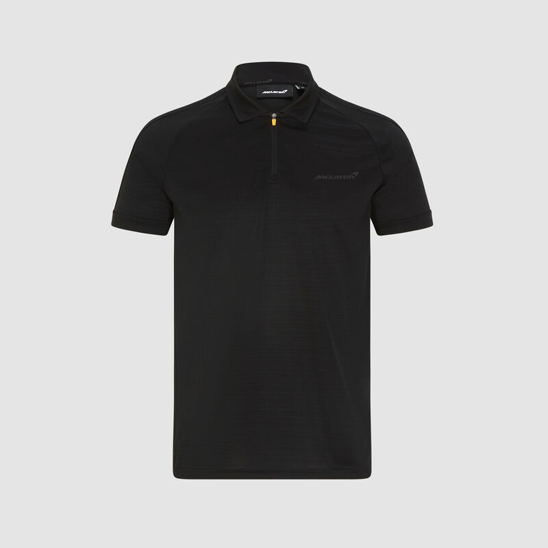 MCLAREN FW MENS TECH POLO - black