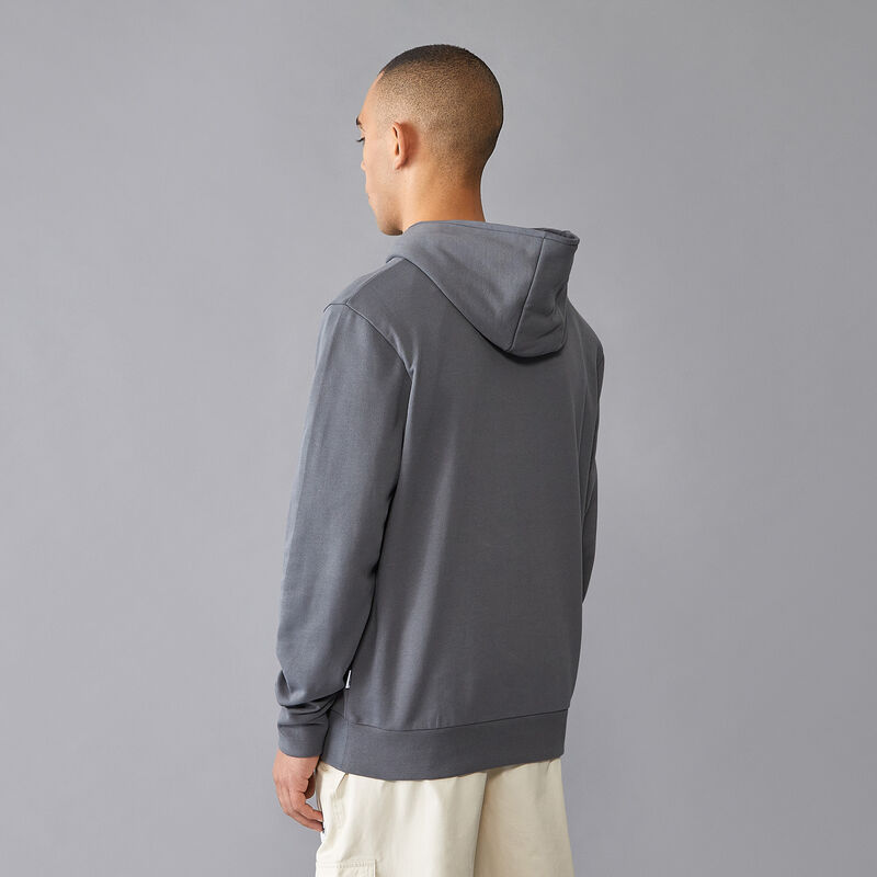 F1 FW BOUCLE HOODY - grey melange