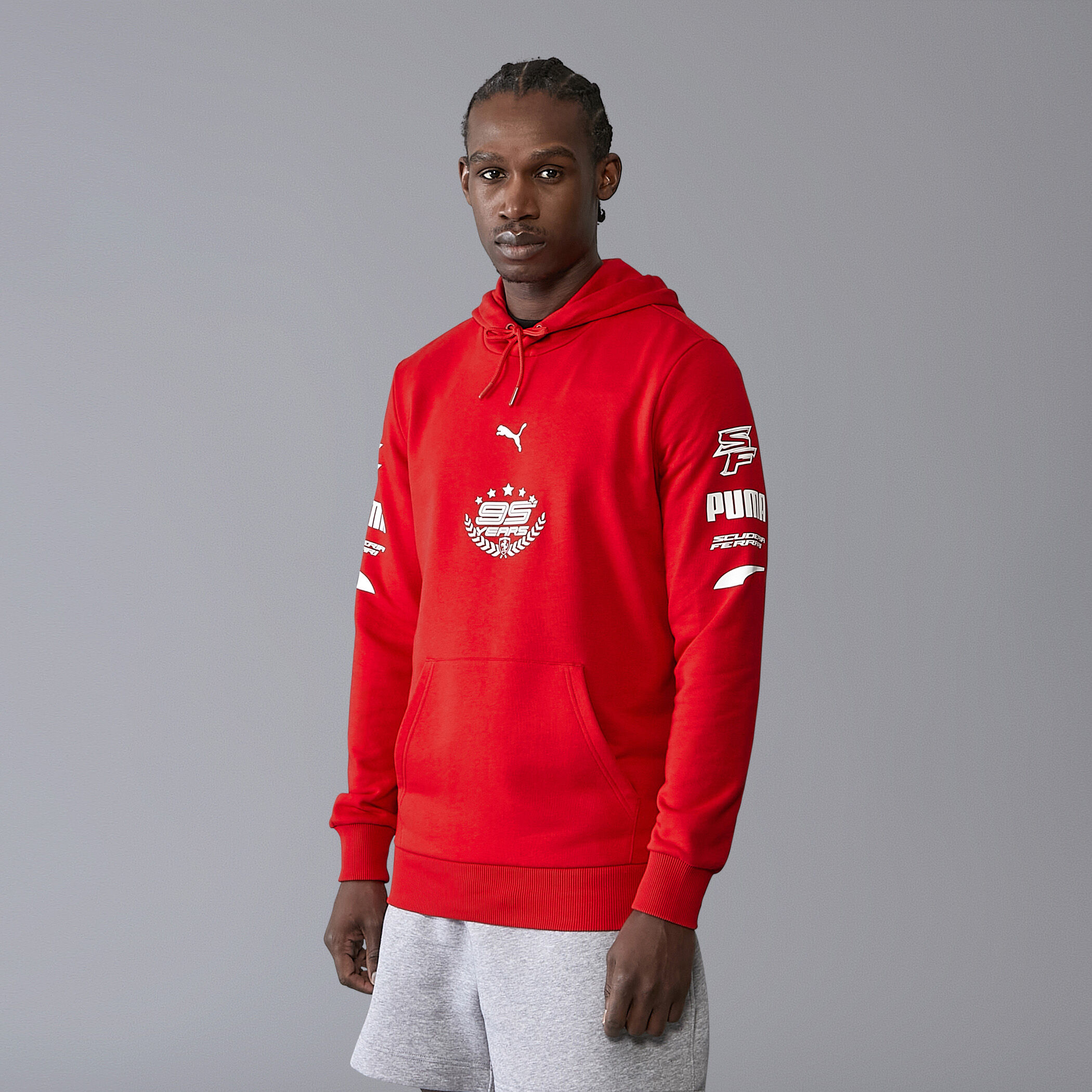 Ferrari top hoodie red
