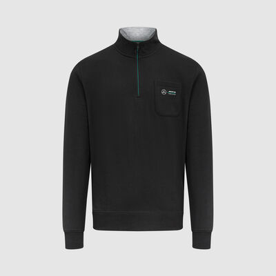 Sudadera con cremallera a 1/4