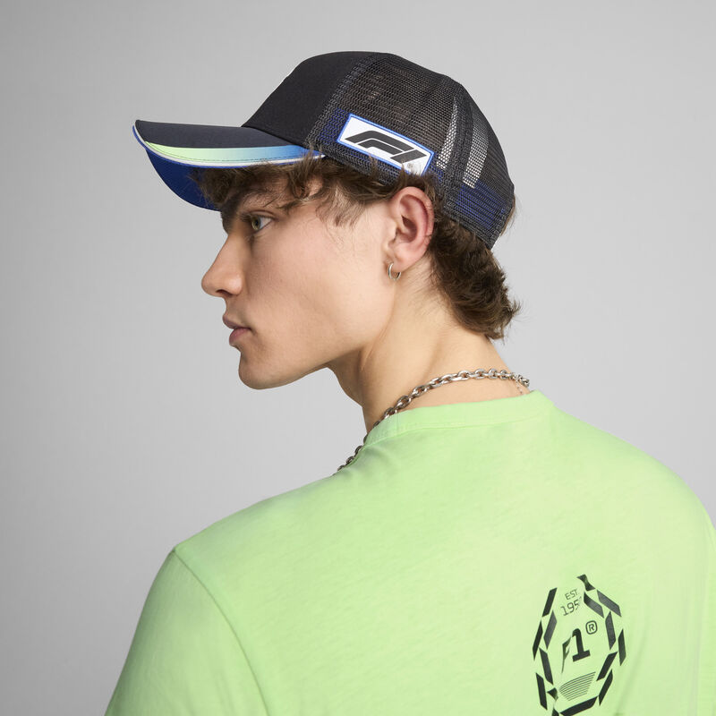 F1 LS TRUCKER CAP - black