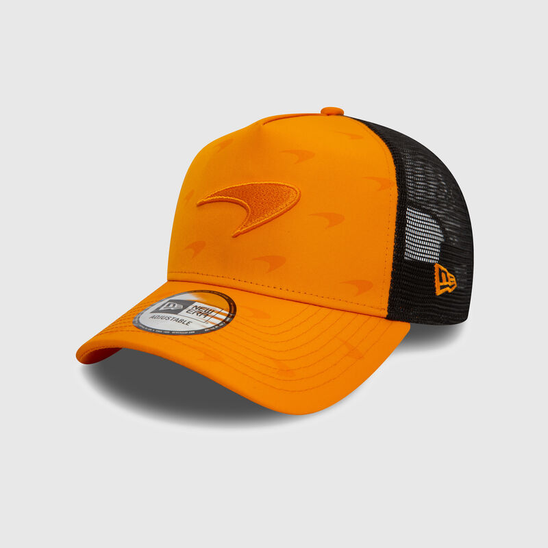 MCLAREN SL RP PRINT TRUCKER 9FORTY CAP - orange