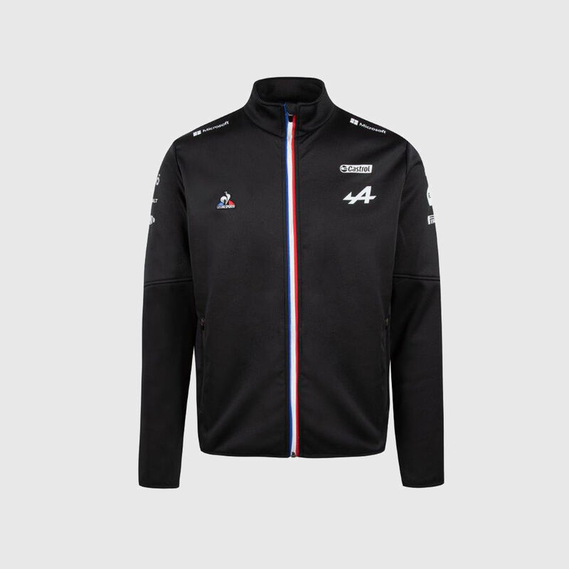 ALPINE F1 ZIP SOFSHELL JACKET - black