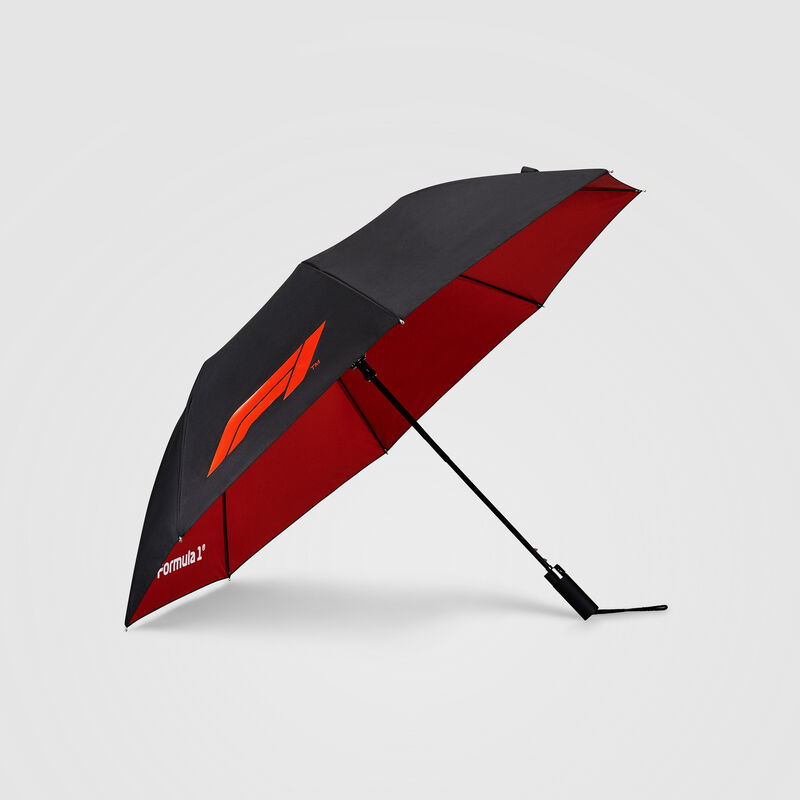 Compacte paraplu met Formule 1®-logo 2025 - F1 Collection - zwart One size - 8719203187624 - Fuel For Fans F1 Merchandise Shop