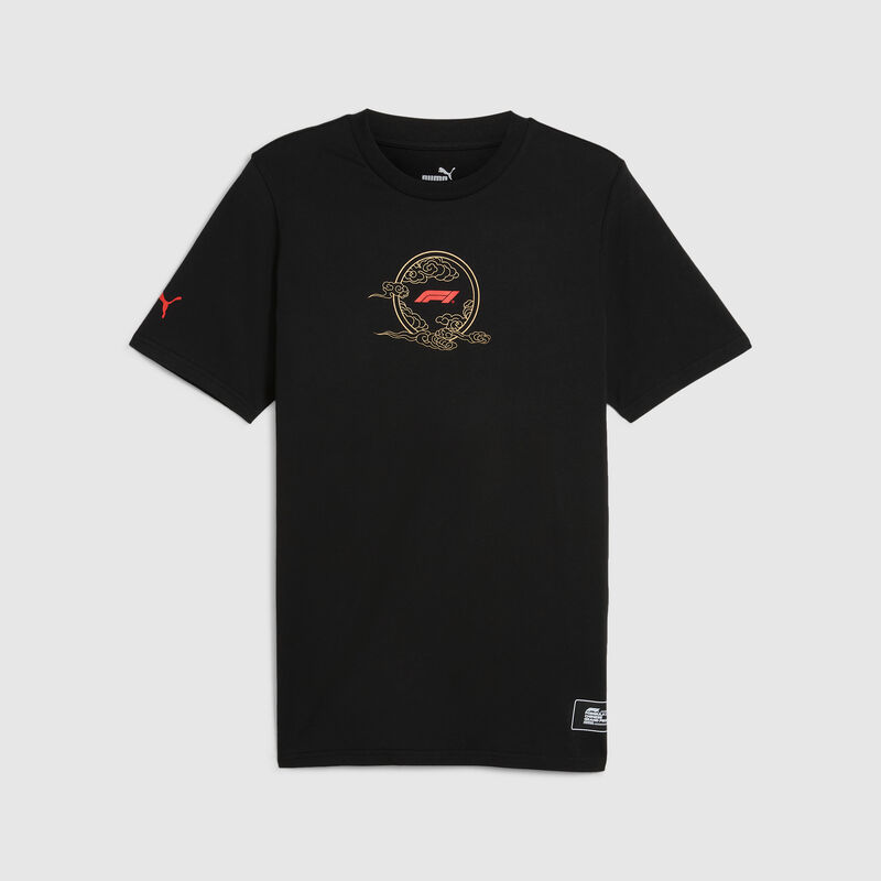 PUMA F1® 2024 China GP T-shirt 2024 - F1 Collection - Black XS for males - 4067981936151 - Fuel For Fans F1 Merchandise store
