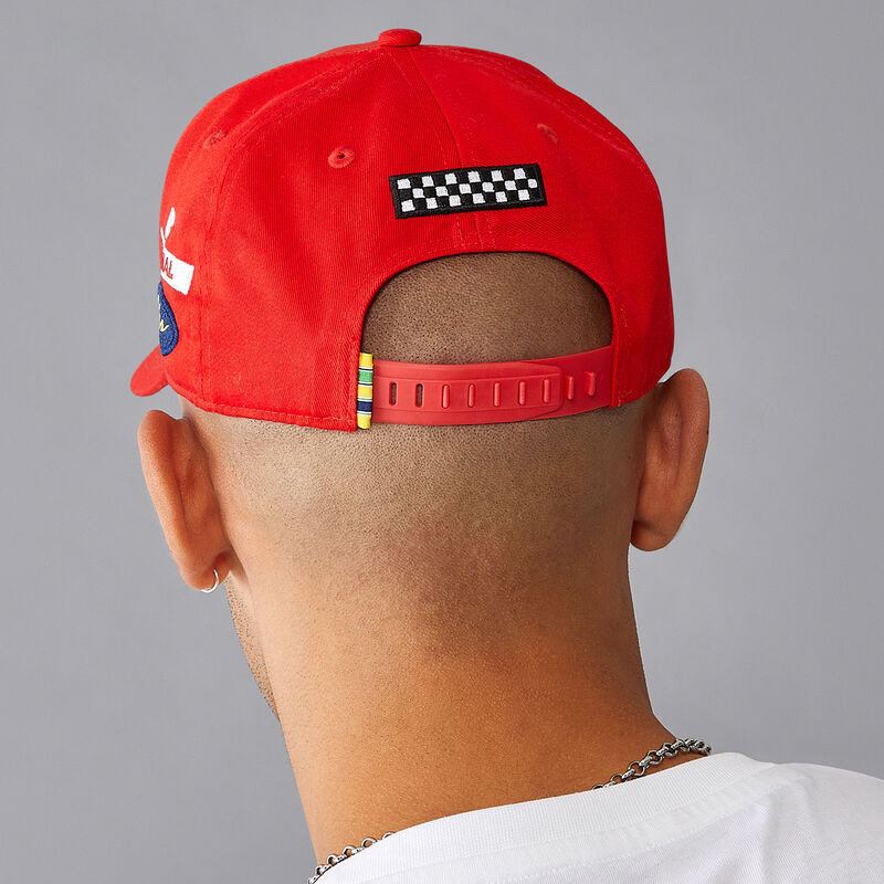 AS FW LEGACY SENNA PATCHWORK CAP - red