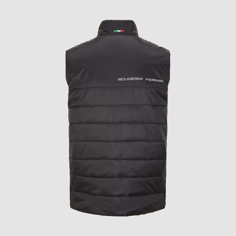 SF PU FW MENS PADDED GILET - black